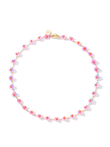 Fleur De Rose Necklace - Gold Blossom