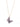 Fly Away With Me Necklace - Gold Lavender