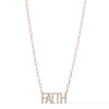 Forever In My Heart Faith Necklace - Linen