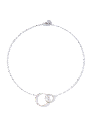 Forever Linked Necklace - Liquid Metallic Pearl White