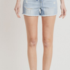 Jane High Wait Elastic Band Shorts