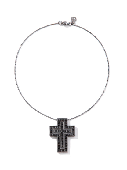 Gabrielle Necklace - Gunmetal Black