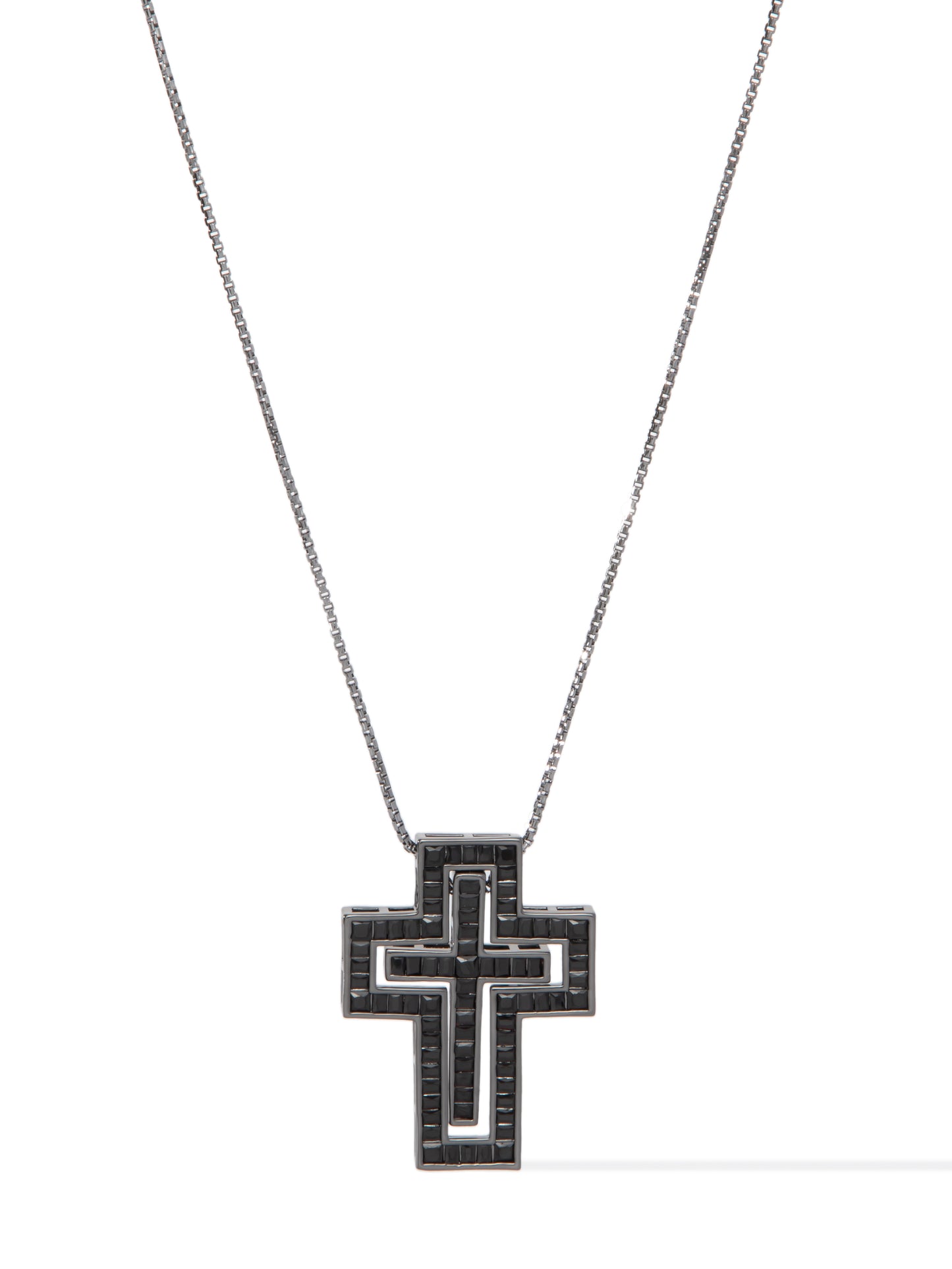 Gabrielle Necklace - Gunmetal Black