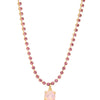 Garden Jewel Necklace - Gold Lilac