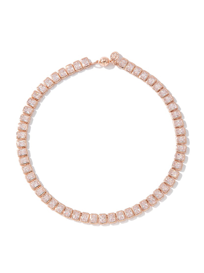 Geneva Necklace - Toffee Rose