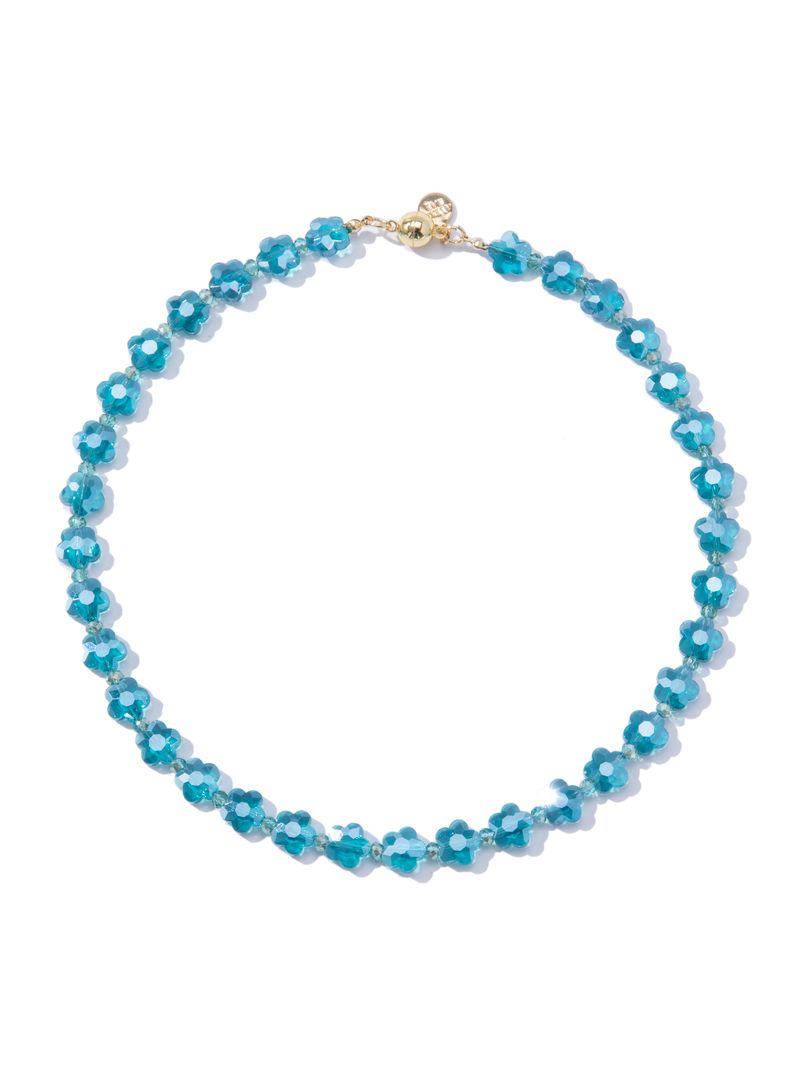 Flower Kiss Necklace - Ocean Jewel