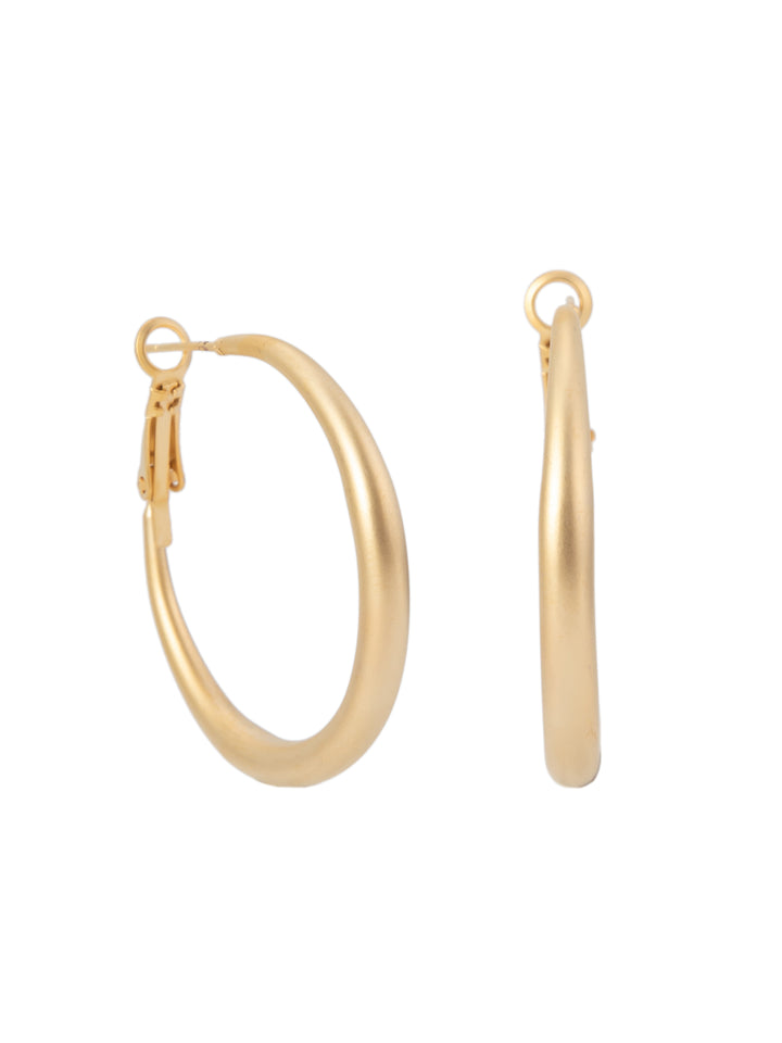 Gia Earrings - Matte Gold