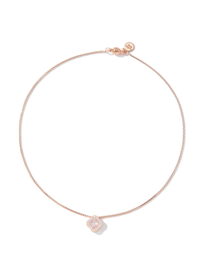 Gia Necklace - Metallic Light Rose Gold