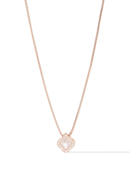 Gia Necklace - Metallic Light Rose Gold