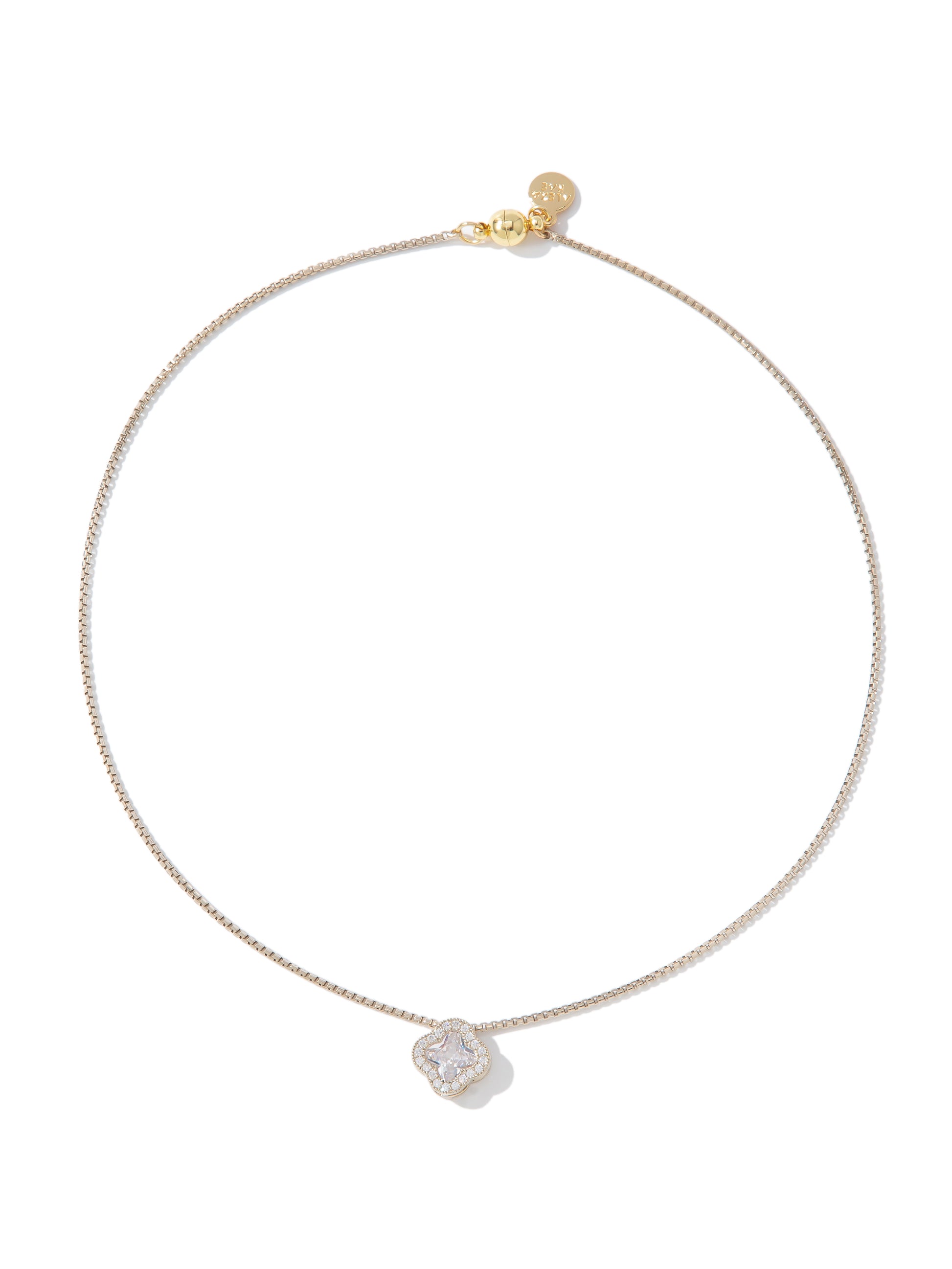 Gia Necklace - Metallic Linen