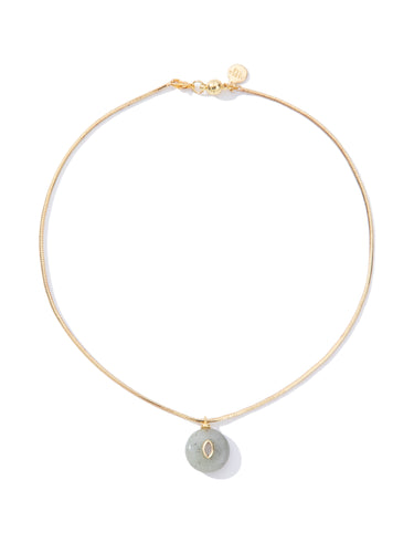 Gigi Necklace - Gold Labradorite