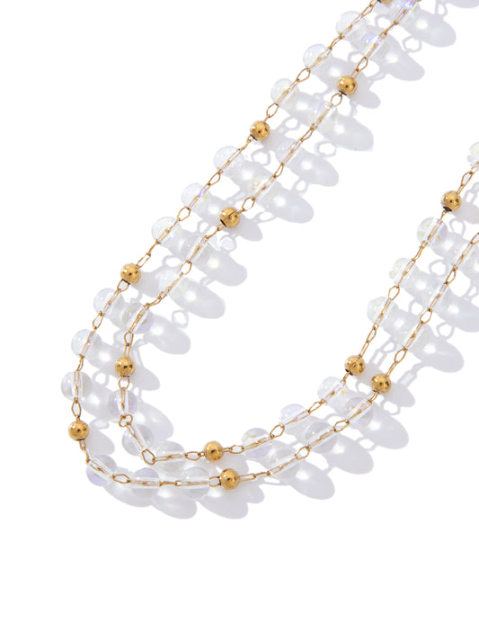 Glow Drops Necklace - Snow Glow