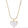 Glow Heart Short Necklace - Cotton