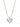 Glow Heart Short Necklace - Lavender Mist