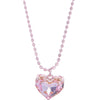 Glow Heart Short Necklace - Metallic Petal