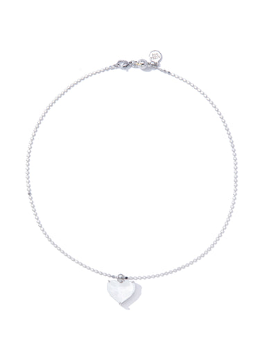 Glow Heart Short Necklace - Cotton