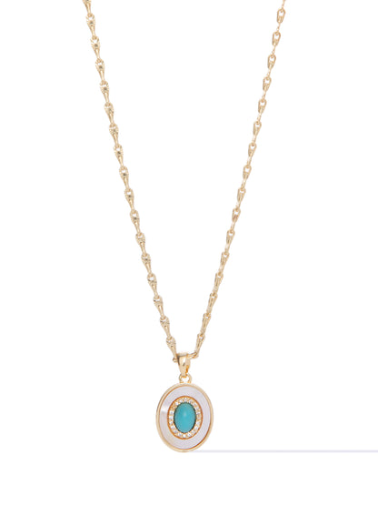Glowing Dreamstone Necklace - Turquoise