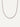 Good Old Times Necklace - Metallic Platinum