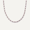 Good Old Times Necklace - Metallic Platinum