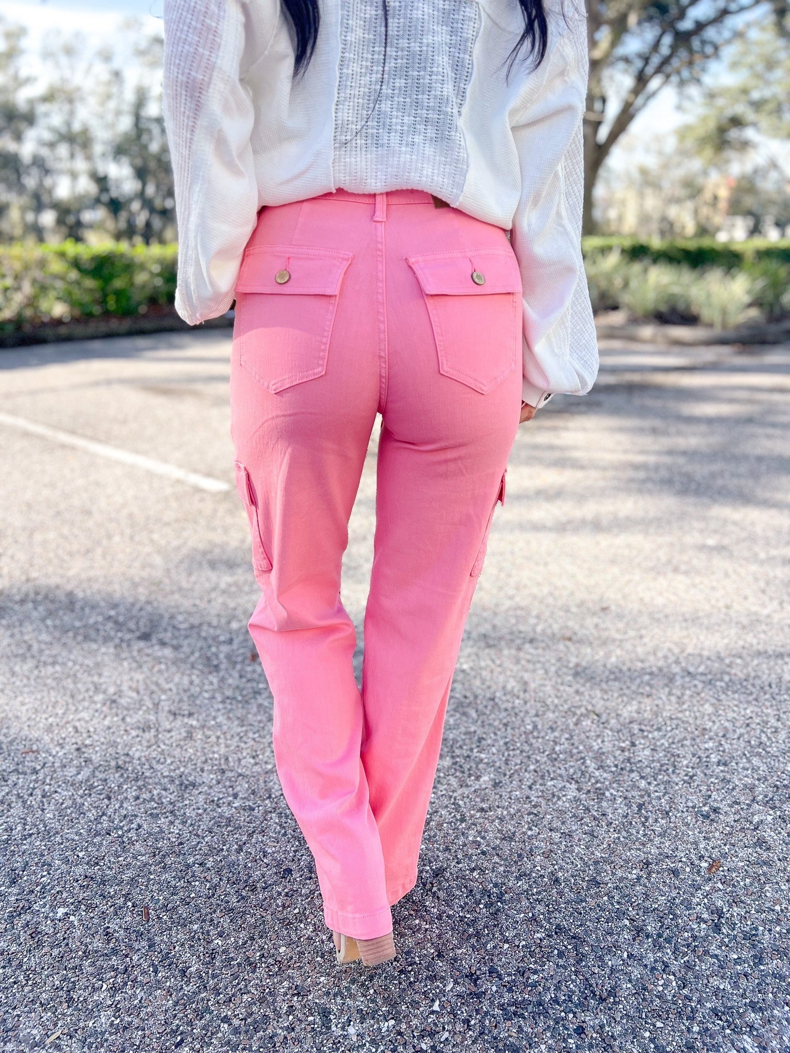 Judy Blue Candy Land High Rise Garment Dyed Straight Jeans *JB