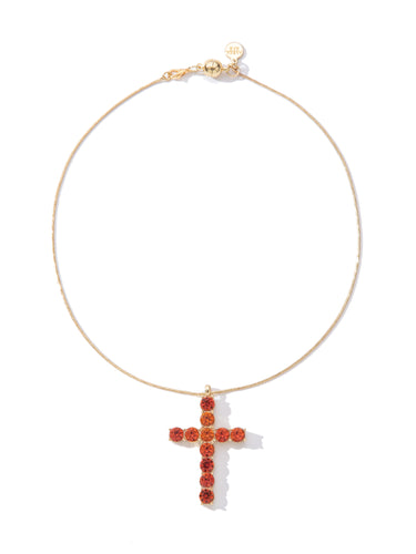 Grace In The Sky Necklace - Pumpkin Glow