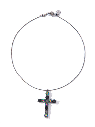 Grace In The Sky Necklace - Gunmetal Mystic