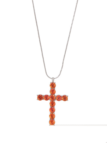 Grace In The Sky Necklace - Pumpkin Glow