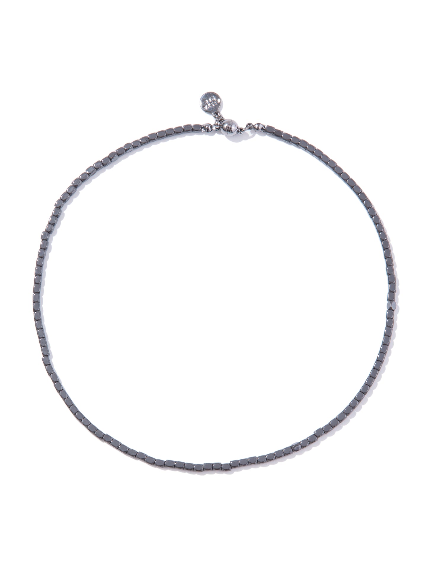Graphite Gleam Necklace - Gunmetal