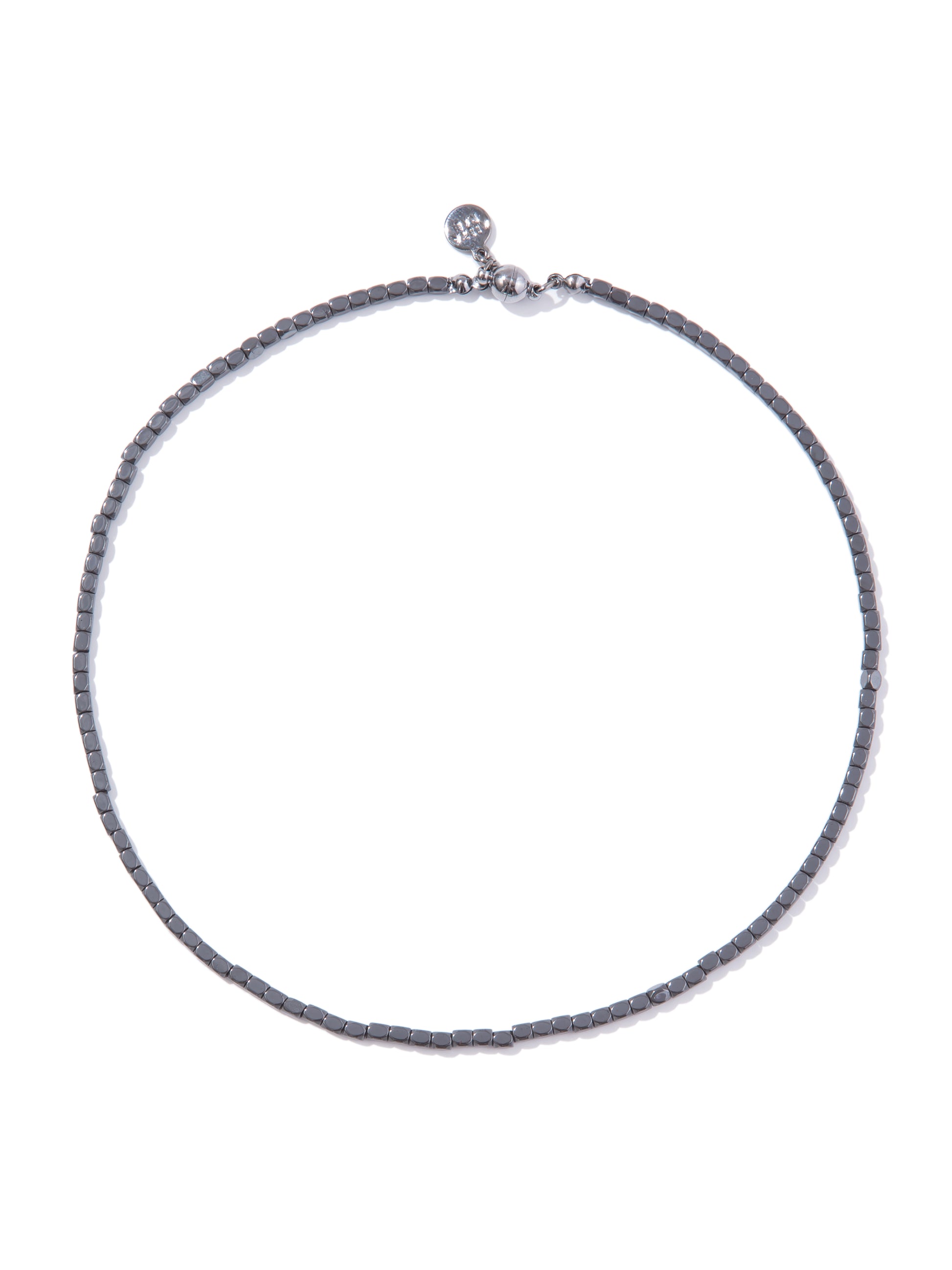 Graphite Gleam Necklace - Gunmetal