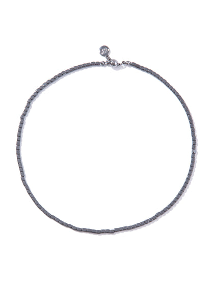 Graphite Gleam Necklace - Gunmetal