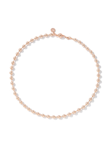 Great Balls Of Fire Necklace -Toffee Rose