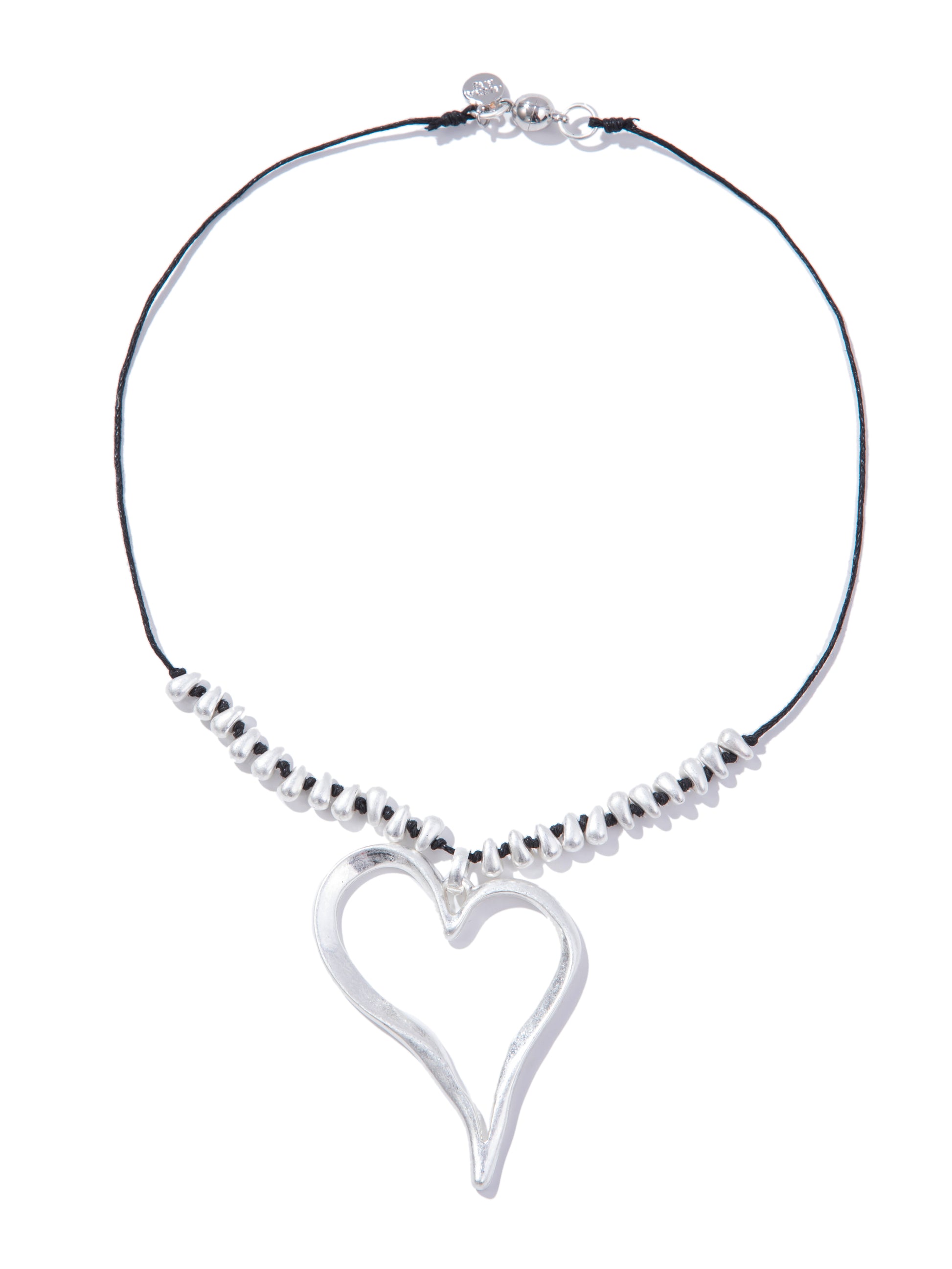 Gypsy Muse Necklace - Black Pearl White