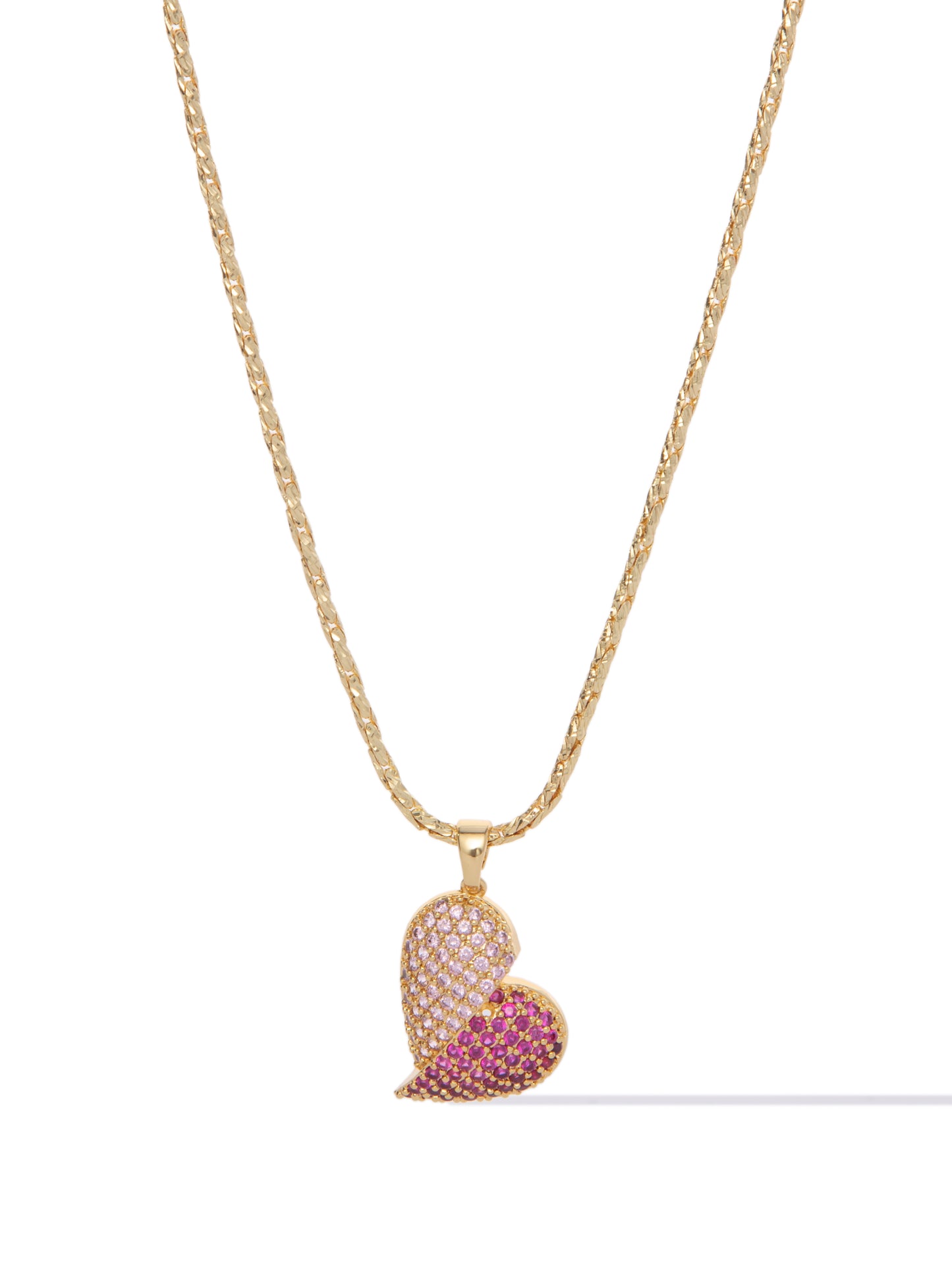 Half Of Me Necklace - Pink