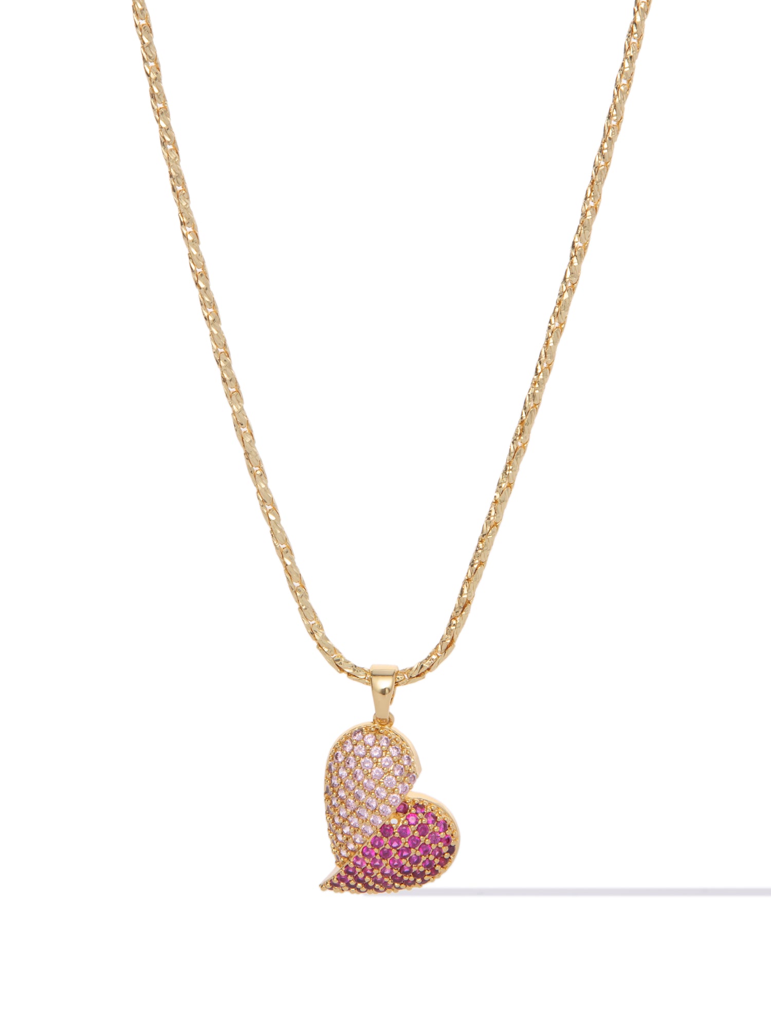 Half Of Me Necklace - Pink
