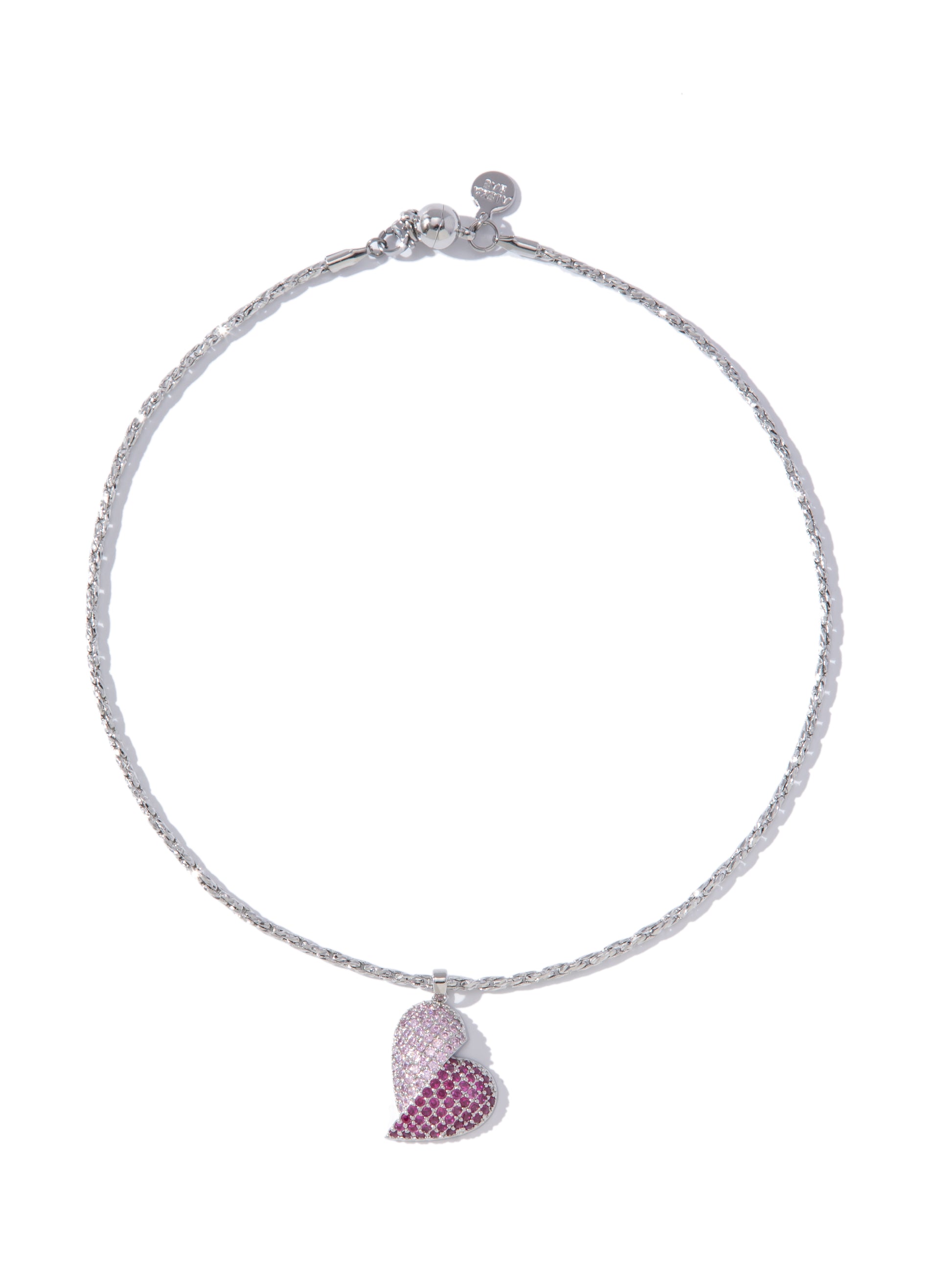 Half Of Me Necklace - Pink