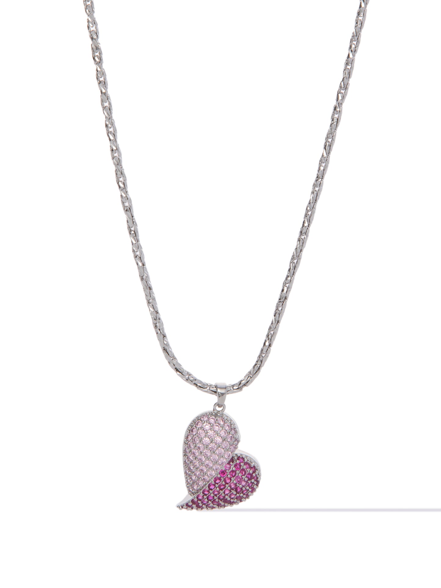 Half Of Me Necklace - Pink