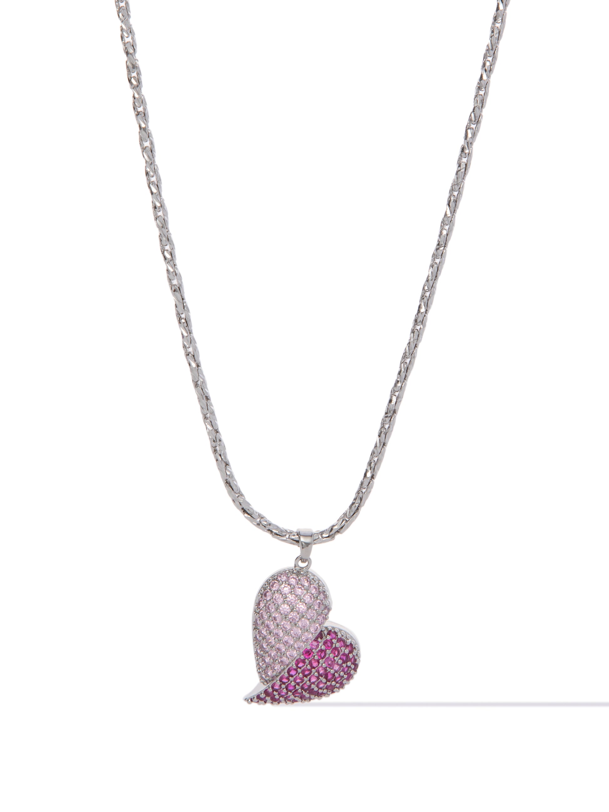 Half Of Me Necklace - Pink