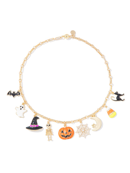 Halloween Tales Charm Necklace