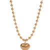 Heart Of Steel Necklace - Gold