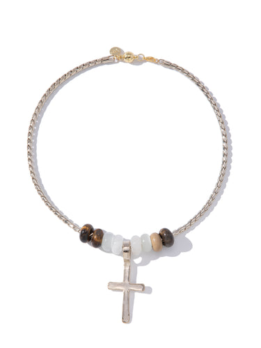 Heaven's Ray Necklace - Linen Neutrals