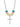 Heaven's Ray Necklace - Liquid Metallic Pearl White Pastel