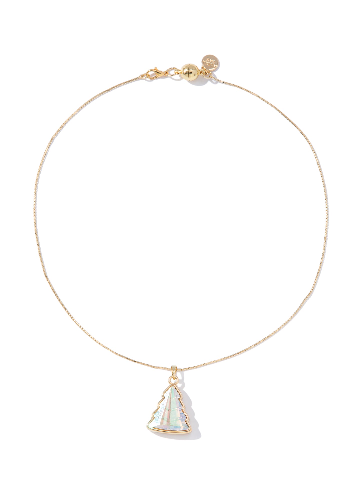 Holiday Glow Necklace - Gold Cream