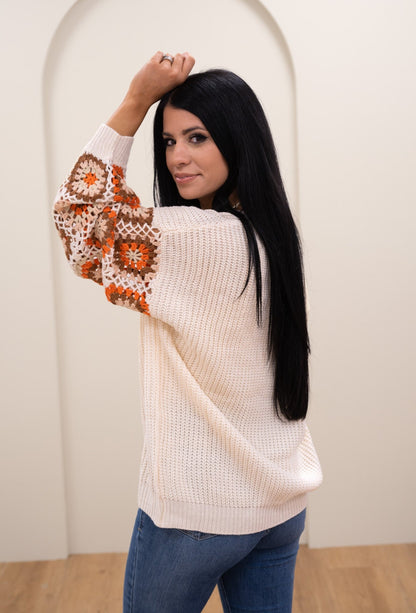 Pattern Transitions Sweater - 2 Colors!