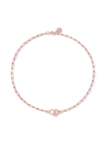 I Do! Necklace - Light Rose Gold