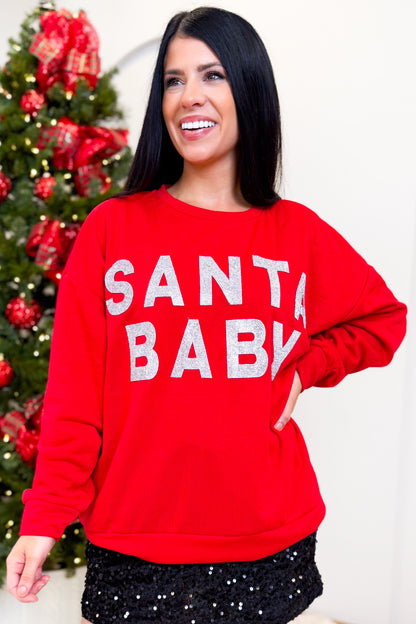 Santa Baby Pullover Top