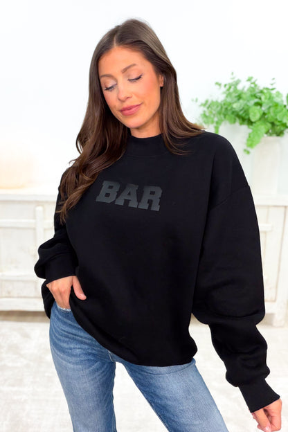 The BAR Essential Sweatshirt - Jet Black