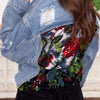 Hidden Bloom Floral Sequin Jacket