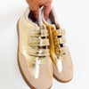 Moral Velcro Sneakers - Gold