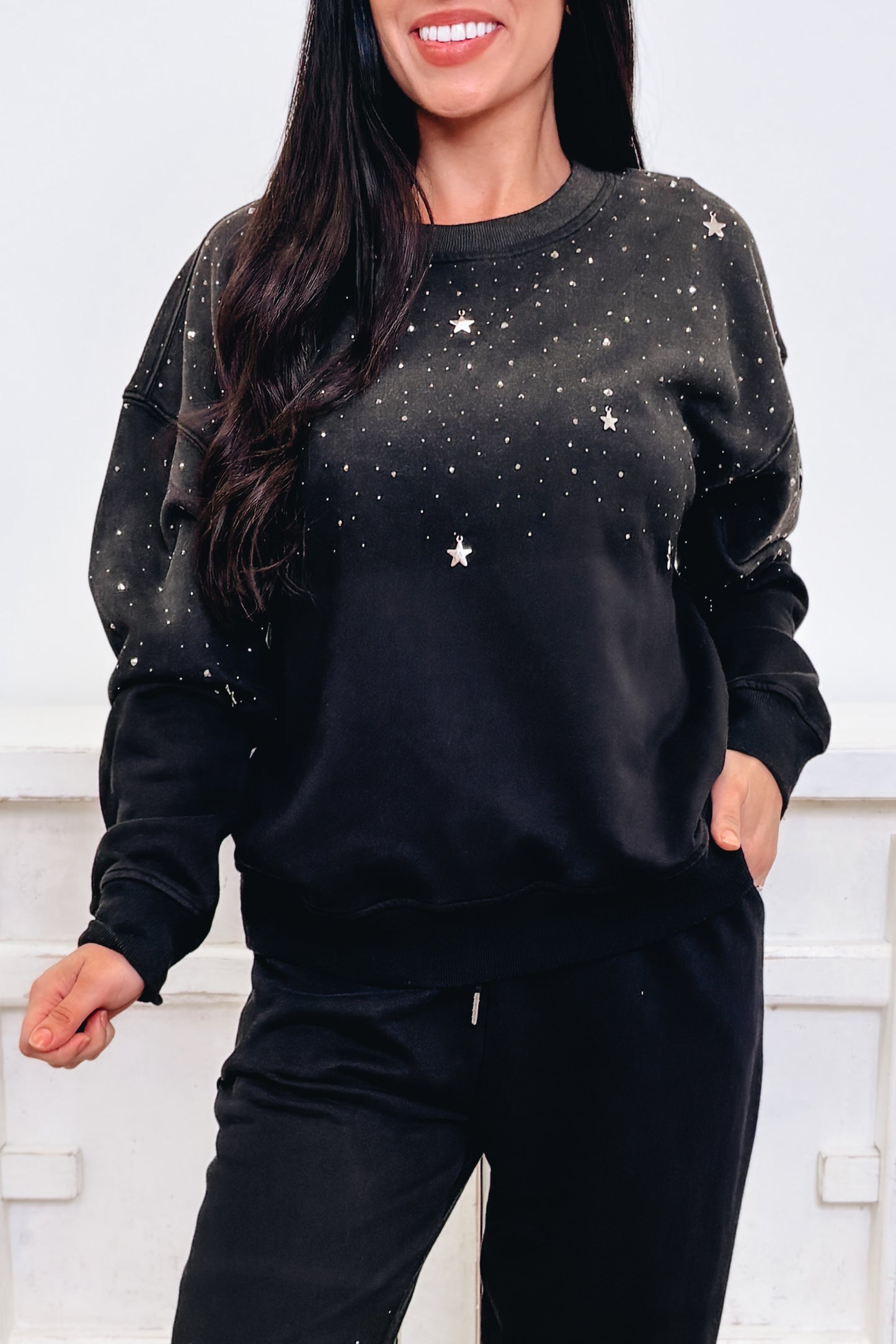 The Stars Are Shining Pullover Top (Bottoms Sold Seperately)