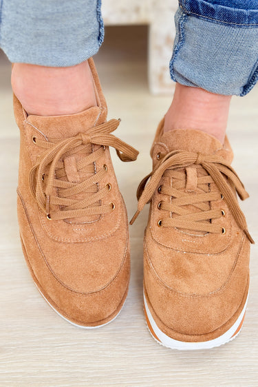 Corky's Jay Walking Sneakers - Tobacco Faux Suede